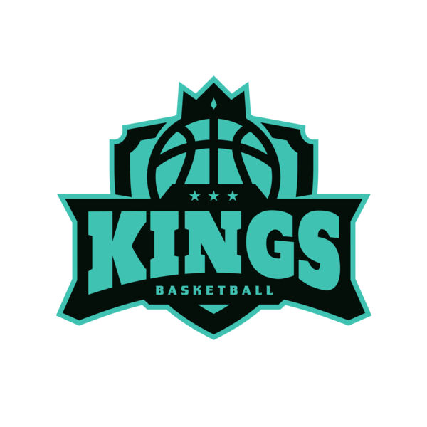 Kings Basketball Logo Template Vignette