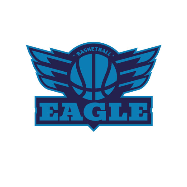 Eagle Basketball Logo Template Vignette