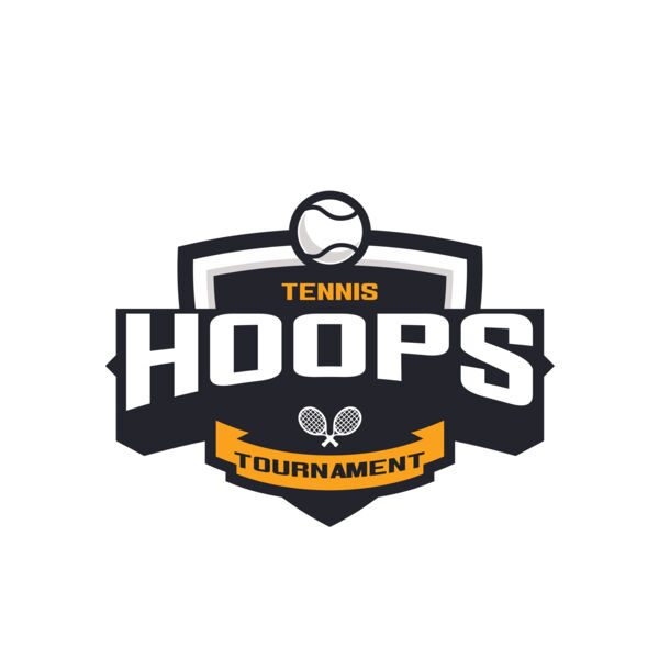 Hoops Tennis Tournament logo 01 Vignette