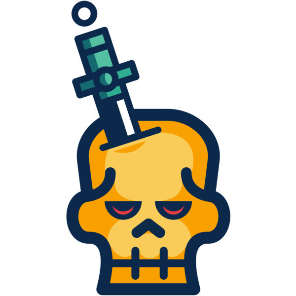 Elements Skulls logo template 153 Vignette