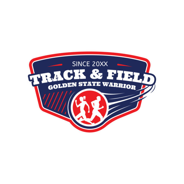 Track & Field Team Logo 01 Vignette