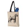 11L Canvas Tote with Contrast-Color Handles Vignette
