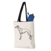 11L Canvas Tote with Contrast-Color Handles Vignette