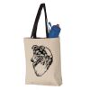 11L Canvas Tote with Contrast-Color Handles Vignette