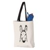 11L Canvas Tote with Contrast-Color Handles Vignette