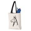 11L Canvas Tote with Contrast-Color Handles Vignette