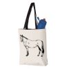 11L Canvas Tote with Contrast-Color Handles Vignette
