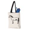 11L Canvas Tote with Contrast-Color Handles Vignette