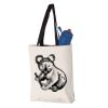 11L Canvas Tote with Contrast-Color Handles Vignette