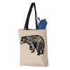 11L Canvas Tote with Contrast-Color Handles Vignette