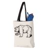 11L Canvas Tote with Contrast-Color Handles Vignette
