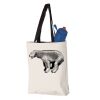 11L Canvas Tote with Contrast-Color Handles Vignette