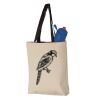11L Canvas Tote with Contrast-Color Handles Vignette
