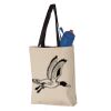 11L Canvas Tote with Contrast-Color Handles Vignette