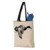 11L Canvas Tote with Contrast-Color Handles Vignette