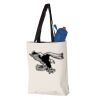 11L Canvas Tote with Contrast-Color Handles Vignette