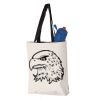 11L Canvas Tote with Contrast-Color Handles Vignette