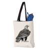11L Canvas Tote with Contrast-Color Handles Vignette