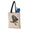 11L Canvas Tote with Contrast-Color Handles Vignette