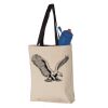 11L Canvas Tote with Contrast-Color Handles Vignette