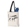 11L Canvas Tote with Contrast-Color Handles Vignette