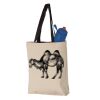 11L Canvas Tote with Contrast-Color Handles Vignette