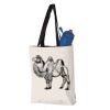 11L Canvas Tote with Contrast-Color Handles Vignette