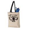 11L Canvas Tote with Contrast-Color Handles Vignette