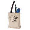 11L Canvas Tote with Contrast-Color Handles Vignette