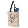 11L Canvas Tote with Contrast-Color Handles Vignette