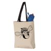 11L Canvas Tote with Contrast-Color Handles Vignette