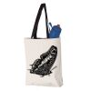 11L Canvas Tote with Contrast-Color Handles Vignette