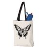 11L Canvas Tote with Contrast-Color Handles Vignette