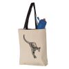11L Canvas Tote with Contrast-Color Handles Vignette