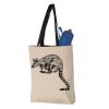 11L Canvas Tote with Contrast-Color Handles Vignette