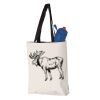 11L Canvas Tote with Contrast-Color Handles Vignette