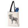 11L Canvas Tote with Contrast-Color Handles Vignette