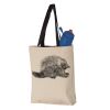 11L Canvas Tote with Contrast-Color Handles Vignette
