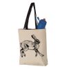 11L Canvas Tote with Contrast-Color Handles Vignette