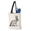11L Canvas Tote with Contrast-Color Handles Vignette