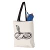11L Canvas Tote with Contrast-Color Handles Vignette