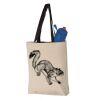 11L Canvas Tote with Contrast-Color Handles Vignette