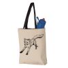 11L Canvas Tote with Contrast-Color Handles Vignette
