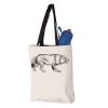 11L Canvas Tote with Contrast-Color Handles Vignette
