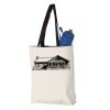 11L Canvas Tote with Contrast-Color Handles Vignette