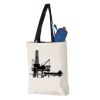 11L Canvas Tote with Contrast-Color Handles Vignette