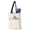 11L Canvas Tote with Contrast-Color Handles Vignette