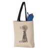 11L Canvas Tote with Contrast-Color Handles Vignette
