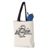11L Canvas Tote with Contrast-Color Handles Vignette