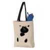 11L Canvas Tote with Contrast-Color Handles Vignette
